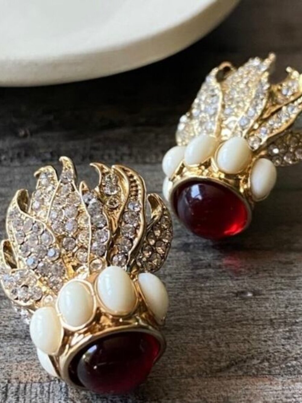 Flame Statement Earrings